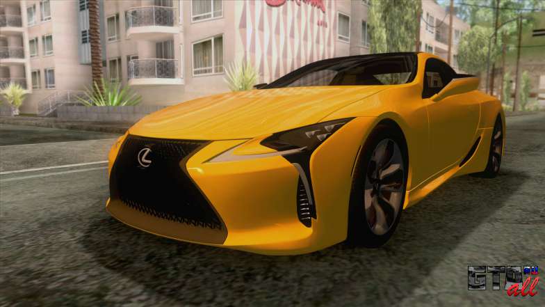 Lexus LC 500 2017 для GTA San Andreas - вид спереди