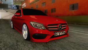 Mercedes-Benz C250 Stance для GTA San Andreas - вид спереди