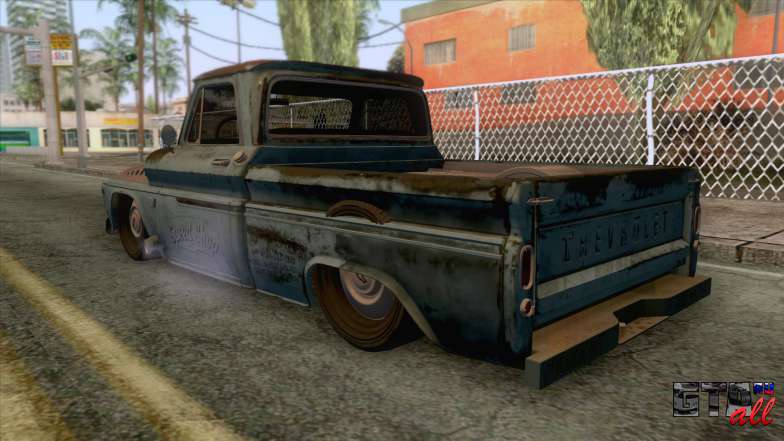 Chevrolet C10 Tiffany 1963 для GTA San Andreas - вид сзади