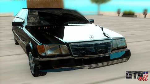 Mercedes-Benz S600 для GTA San Andreas - вид спереди