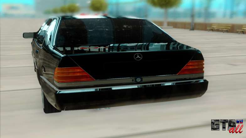 Mercedes-Benz S600 для GTA San Andreas - вид сзади