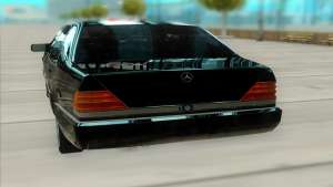 Mercedes-Benz S600 для GTA San Andreas - вид сзади