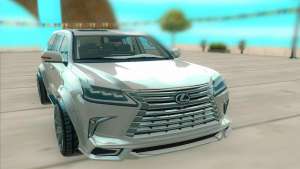 Lexus LX 570 для GTA San Andreas - вид спереди