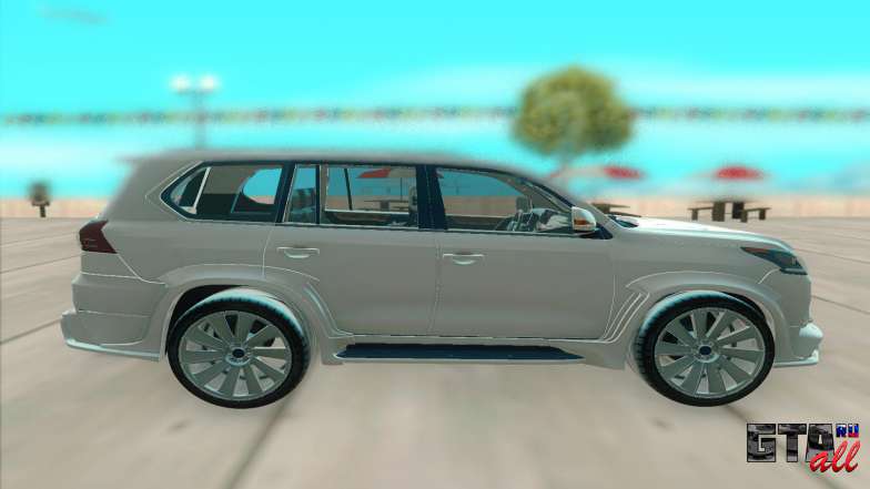 Lexus LX 570 для GTA San Andreas - вид сбоку