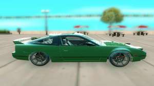 Nissan 240SX для GTA San Andreas - вид сбоку