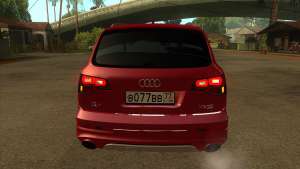 Audi Q7 для GTA San Andreas - вид сзади