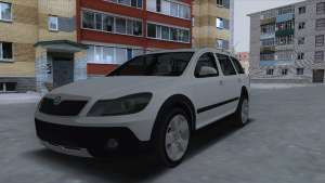 Skoda Octavia Scout для GTA San Andreas - вид спереди