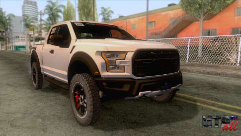 Ford Raptor 2017 Race Truck для GTA San Andreas - вид спереди