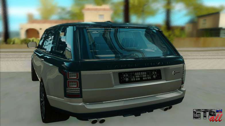 Land Rover Range Rover SVA для GTA San Andreas - вид сзади