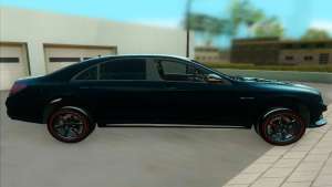 Mercedes S500 W222 для GTA San Andreas - вид сбоку