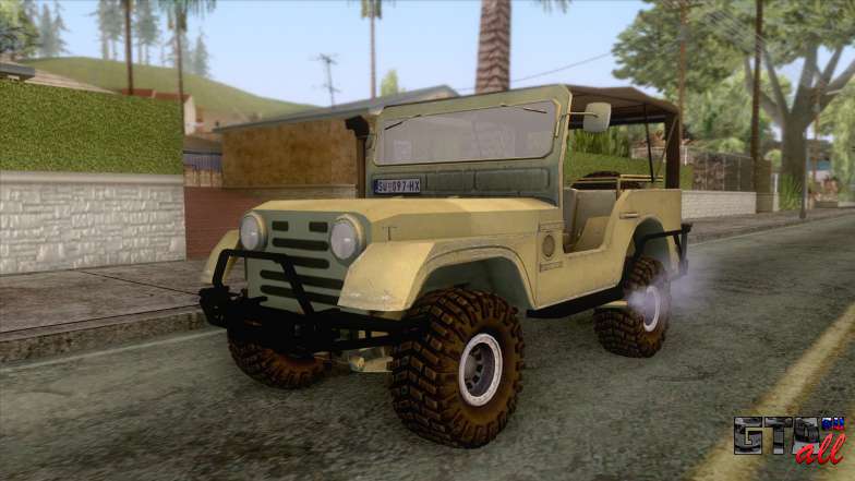 Zastava AR55 Off Road для GTA San Andreas - вид спереди