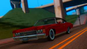 Chevrolet Impala 1971 Retextured для GTA San Andreas - вид спереди