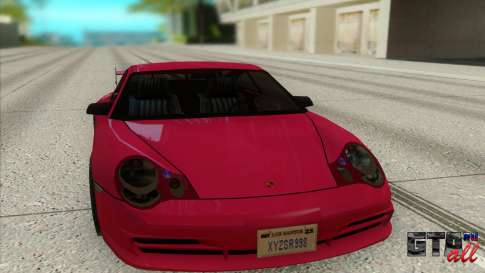 Porsche 911 GT3 для GTA San Andreas - вид спереди