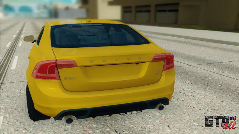 Volvo S60 для GTA San Andreas - вид сзади