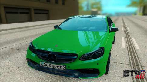 Mercedes-Benz E63 AMG для GTA San Andreas - вид спереди