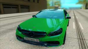 Mercedes-Benz E63 AMG для GTA San Andreas - вид спереди