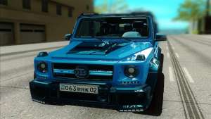 Mercedes-Benz G63 Brabus для GTA San Andreas - вид спереди