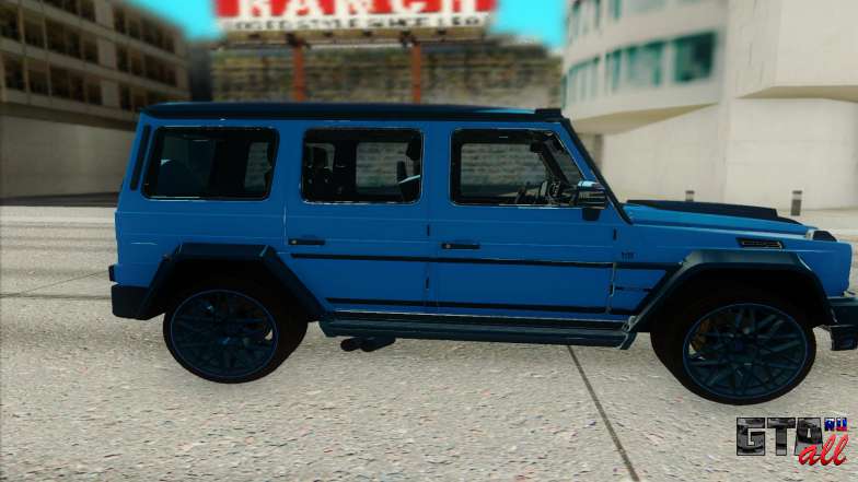 Mercedes-Benz G63 Brabus для GTA San Andreas - вид сбоку