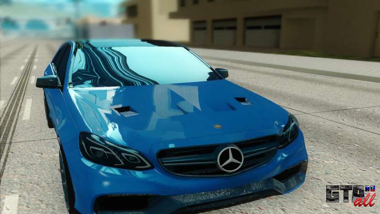 Mercedes-Benz E63 4matic для GTA San Andreas - вид спереди