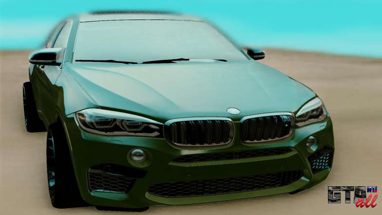 BMW X6M для GTA San Andreas - вид спереди