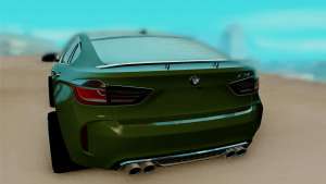 BMW X6M для GTA San Andreas - вид сзади