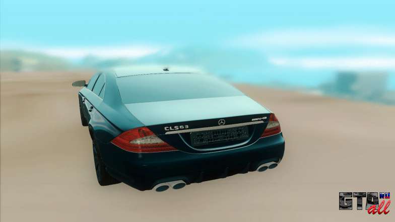 Mercedes-Benz CLS 630 для GTA San Andreas - вид сзади