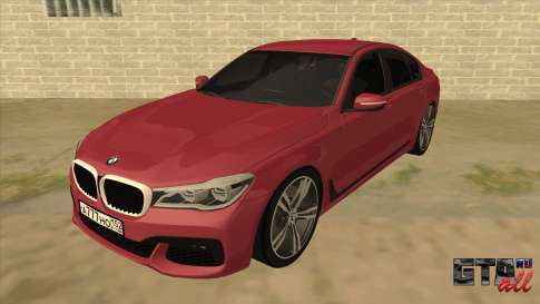 BMW 7-Series M Sport для GTA San Andreas - вид спереди