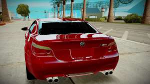 BMW M5 E60 для GTA San Andreas - вид сзади