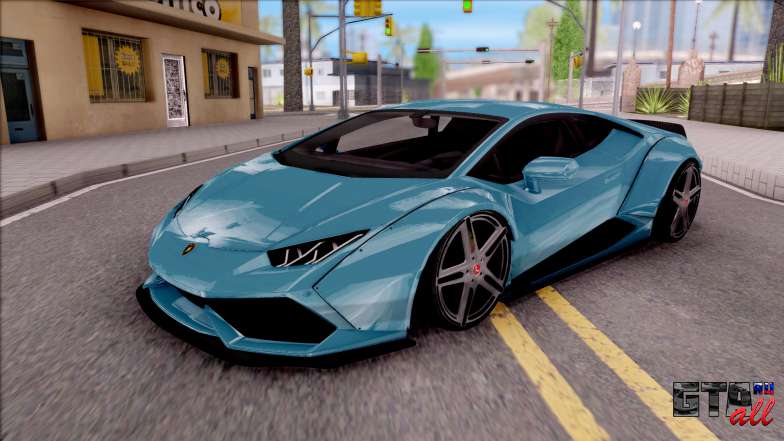 Lamborghini Huracan LB Team-eXtreme для GTA San Andreas - вид спереди