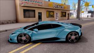 Lamborghini Huracan LB Team-eXtreme для GTA San Andreas - вид сбоку