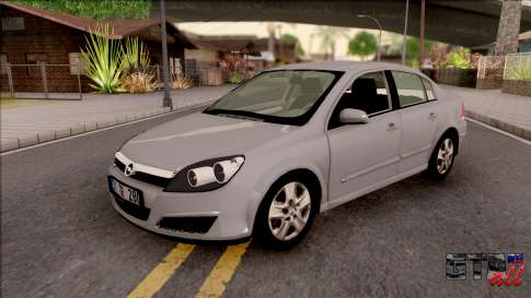 Opel Astra H Sedan для GTA San Andreas - вид спереди