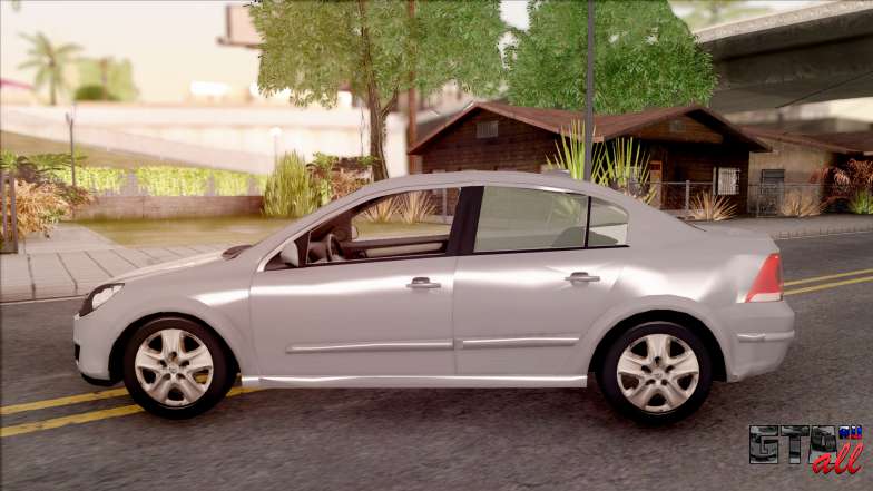 Opel Astra H Sedan для GTA San Andreas - вид сбоку