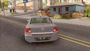 Opel Astra H Sedan для GTA San Andreas - вид сзади