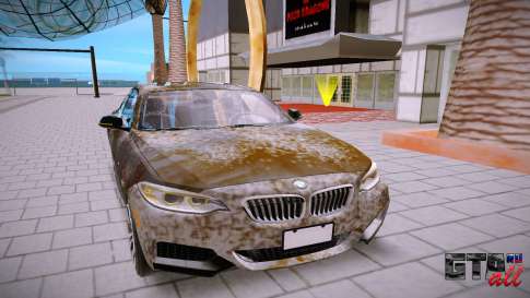 BMW M2 Coupe F87 для GTA San Andreas - вид спереди