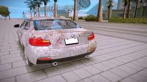 BMW M2 Coupe F87 для GTA San Andreas - вид сзади