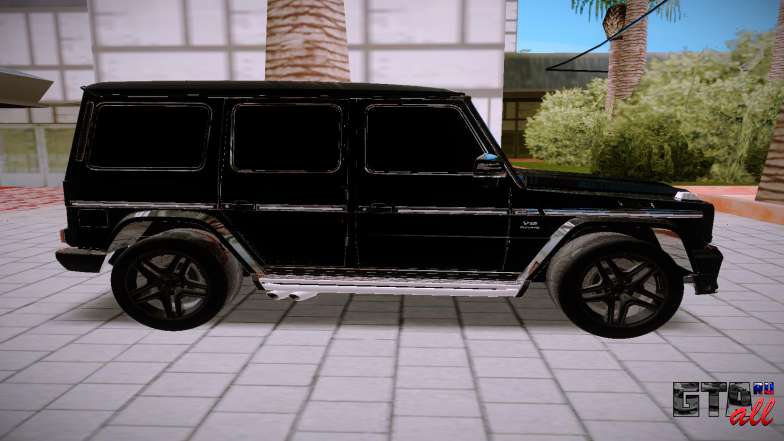 Mercedes Benz G63 Brabus для GTA San Andreas - вид сбоку