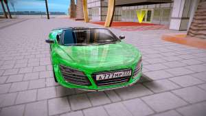 Audi R8 Spyder 5 2 V10 Plus для GTA San Andreas - вид спереди