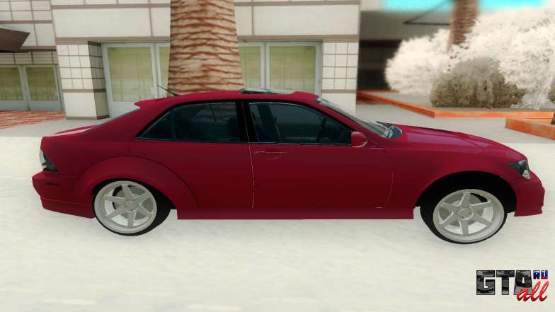 Toyota Altezza для GTA San Andreas - вид сбоку