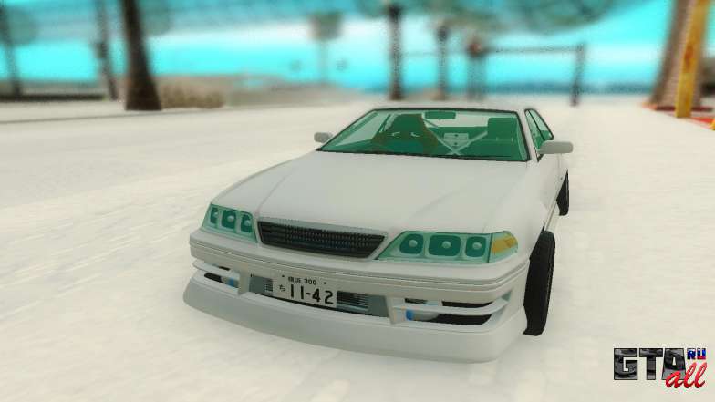 Toyota Mark 2 для GTA San Andreas - вид спереди