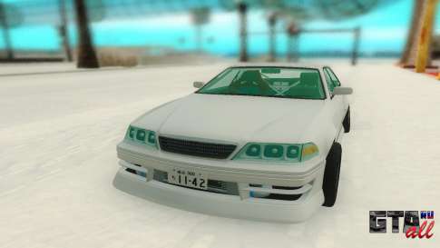 Toyota Mark 2 для GTA San Andreas - вид спереди