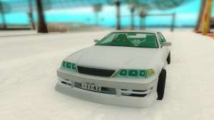 Toyota Mark 2 для GTA San Andreas - вид спереди