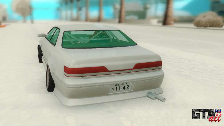 Toyota Mark 2 для GTA San Andreas - вид сзади