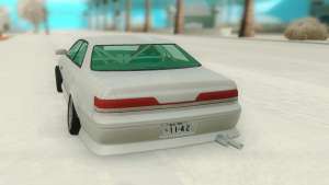 Toyota Mark 2 для GTA San Andreas - вид сзади