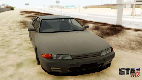 Nissan Skyline ER32 для GTA San Andreas - вид спереди