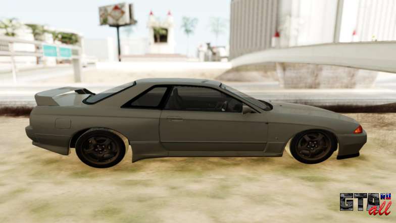 Nissan Skyline ER32 для GTA San Andreas - вид сбоку