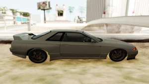 Nissan Skyline ER32 для GTA San Andreas - вид сбоку