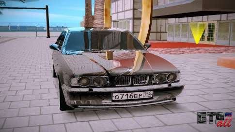 BMW M5 E34 для GTA San Andreas - вид спереди