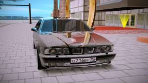 BMW M5 E34 для GTA San Andreas - вид спереди