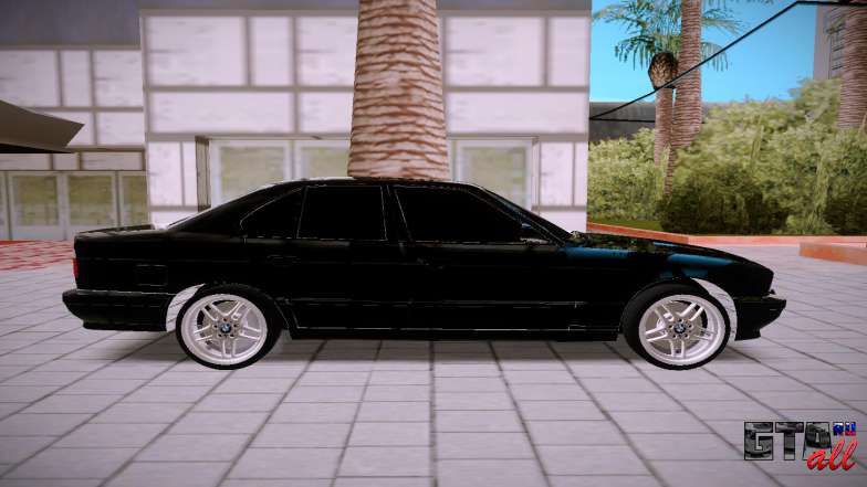 BMW M5 E34 для GTA San Andreas - вид сбоку