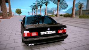 BMW M5 E34 для GTA San Andreas - вид сзади